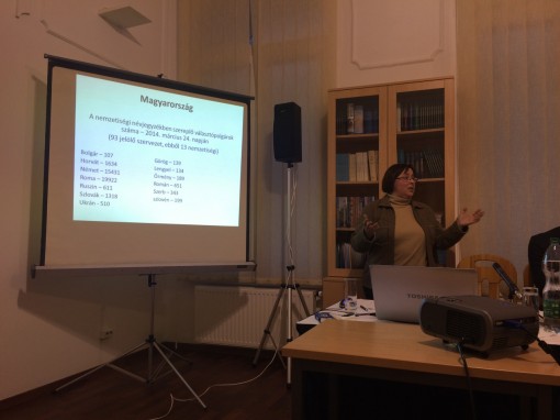 Szalayné Sándor Erzsébet, Magyarországon élő nemzetiségek jogainak védelmét ellátó biztoshelyettes 2014-03-27 18.02.38