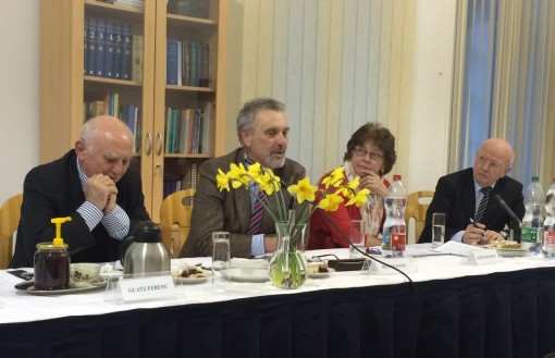 Glatz Ferenc, Heinek Ottó, Komlósiné Knipf Erzsébet, Manherz Károly 2014-03-27 18.04.01-1