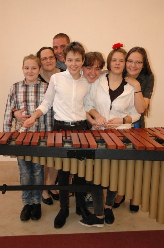 Aron Braun und seine Familie