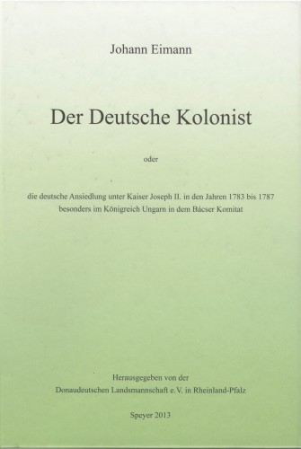 Der Deutsche Kolonist 1