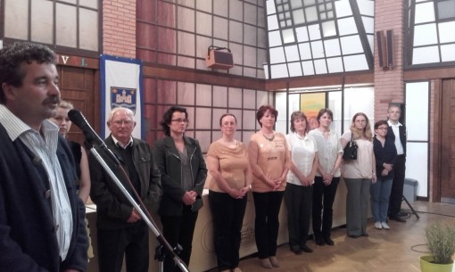 Die Gruppenleiter bei der Preisverleihung