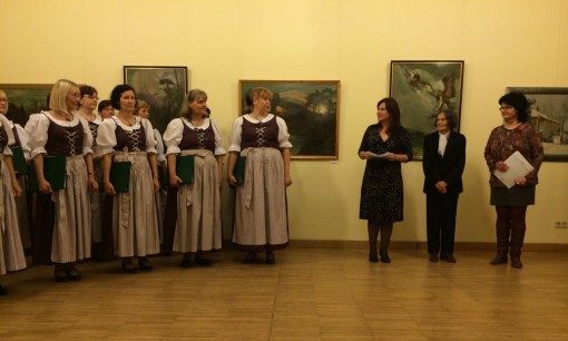 Vernissage der Wrabel Ausstellung am 21. Oktober 2014 im Haus der Ungarndeutschen / A Wrabel-kiállítás megnyitója 2014. október 21-én a Magyarországi Németek Házában