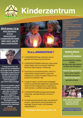 Kinderzentrum 2014 május