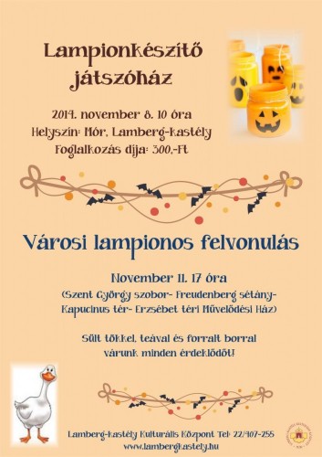 Lampionos játszóház és felvonulás2014