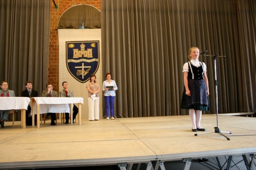 Horváth Petra, a budaörsi Mindszenty József Római Katolikus Általános Iskola diákja, az irodalmi német (7-8. osztályosok) kategória győztese