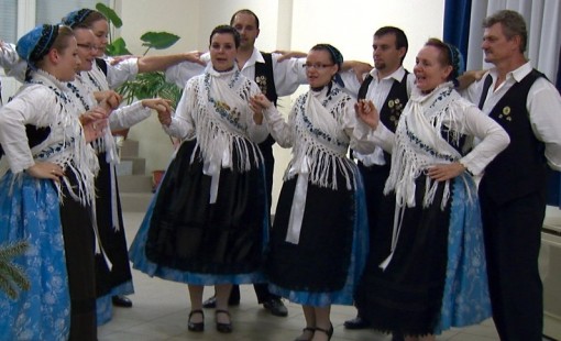 A Babarci Tánccsoport a díszbemutatón