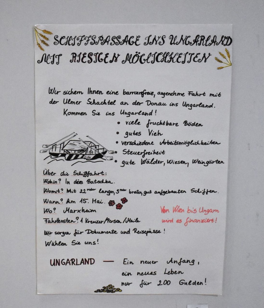 Werbeplakat