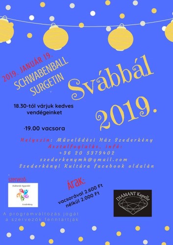 szederkeny svab bal